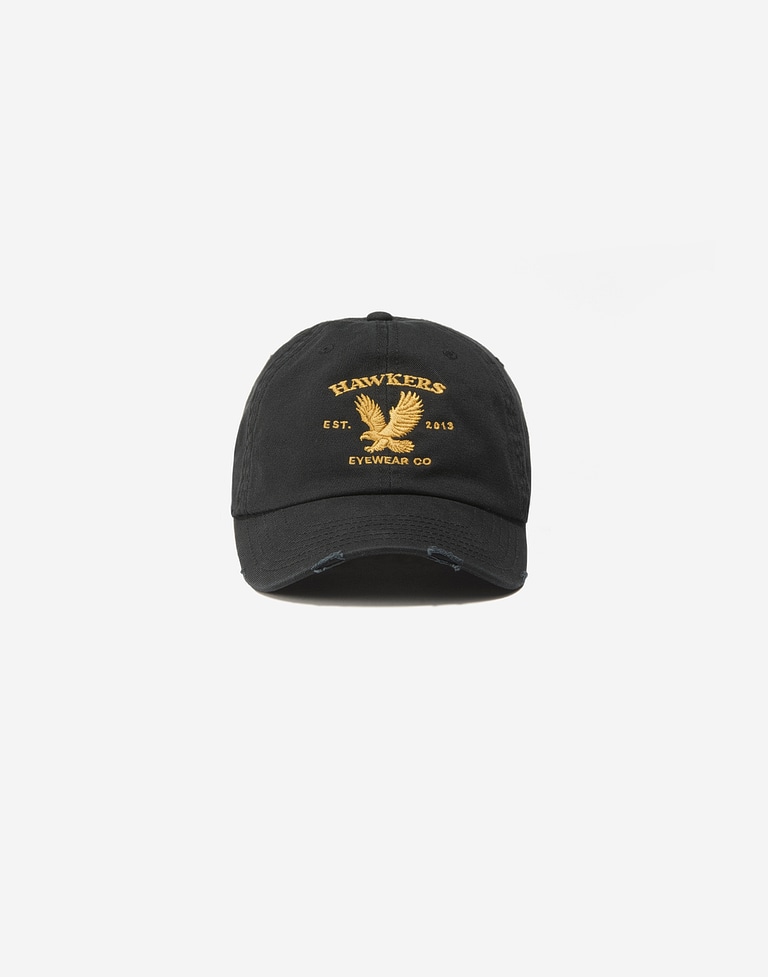 Accesorios Hawkers EAGLE DESTROYED CAP BLACK