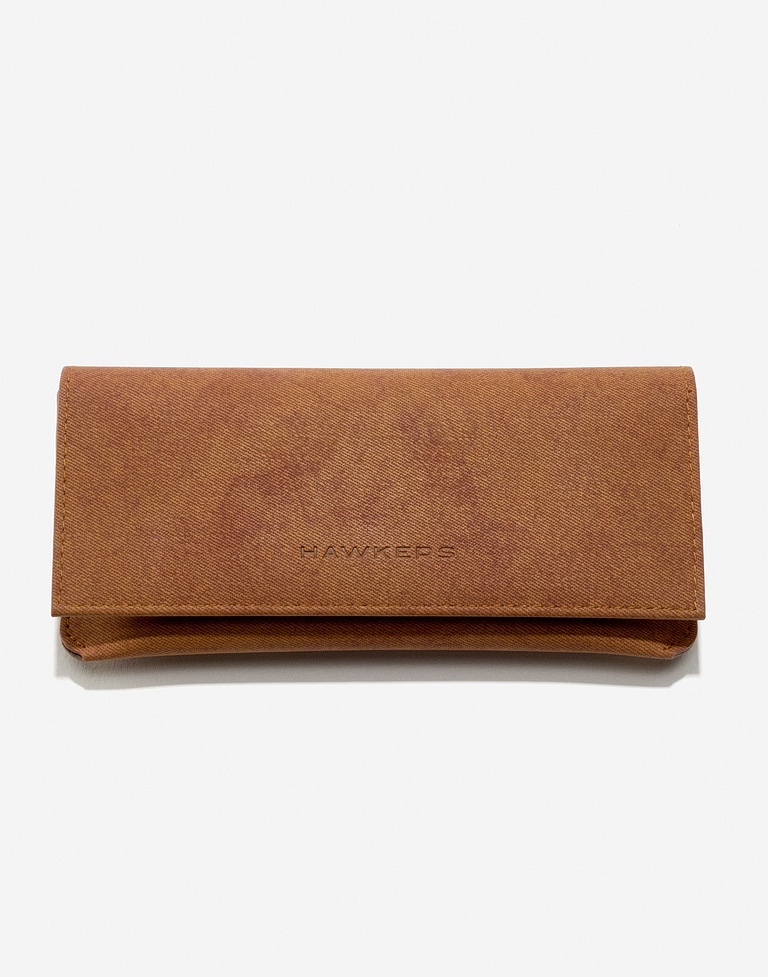 Accesorios Hawkers CLIP SOFT CASE - BROWN DENIM