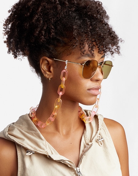 Accesorios Hawkers LINK BIG CHAIN - GRADIENT PINK TO YELLOW