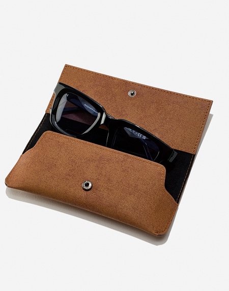 Accesorios Hawkers CLIP SOFT CASE - BROWN DENIM