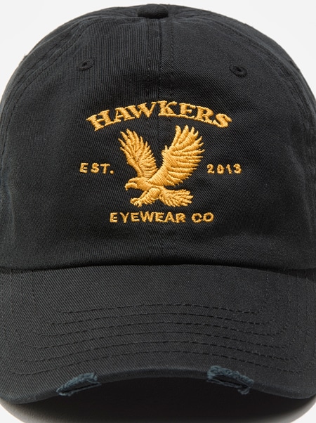 Accesorios Hawkers EAGLE DESTROYED CAP BLACK