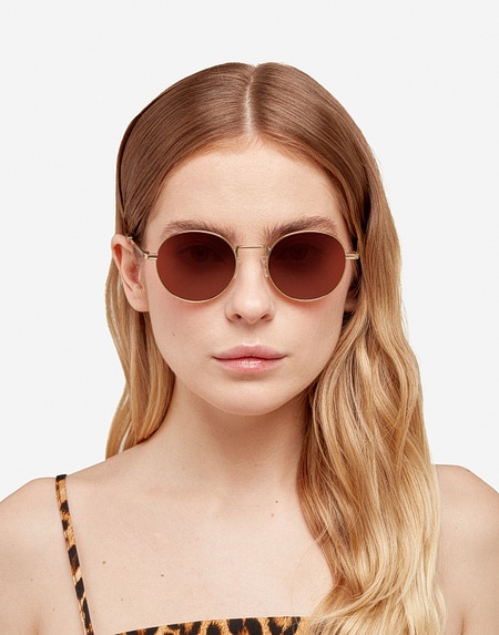 Gafas de sol Hawkers MOMA - POLARIZED GOLD HAVANA