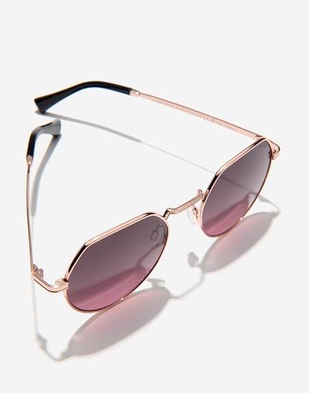Gafas de sol Hawkers AURA - ROSE GOLD BLACK TO PINK
