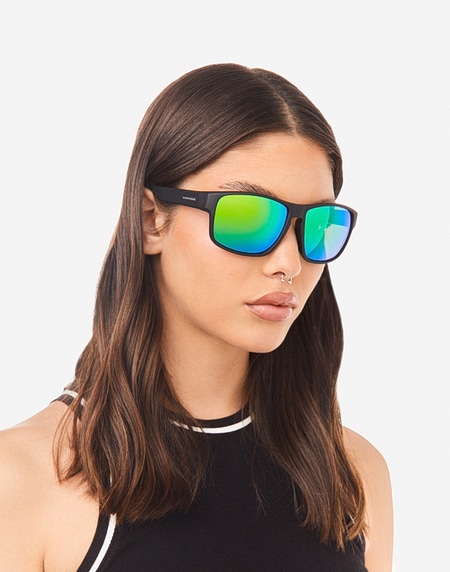 Gafas de sol Hawkers FASTER RAW - POLARIZED BLACK EMERALD