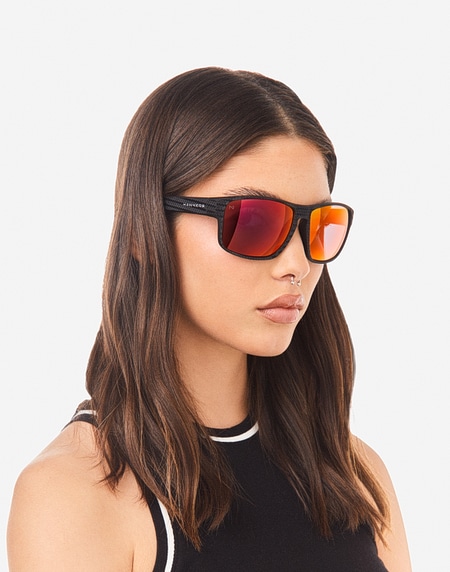 Gafas de sol Hawkers FASTER RAW CARBON FIBER - BLACK RUBY