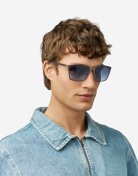 Gafas de sol Hawkers TRACK FLEX - GUN METAL BLUE DENIM