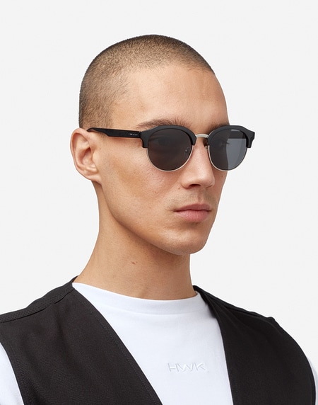 Gafas de sol Hawkers CLASSIC ROUNDED - POLARIZED BLACK
