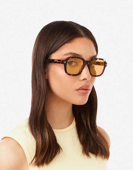 Gafas de sol Hawkers TWIST - BEIGE CAREY YELLOW