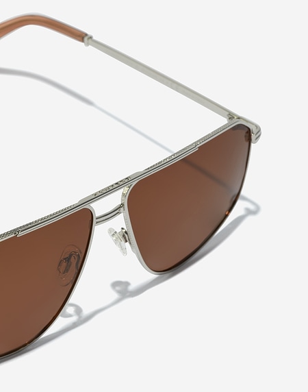 Gafas de sol Hawkers POKER - POLARIZED SILVER BROWN