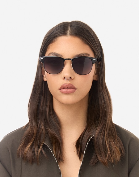 Gafas de sol Hawkers CLASSIC BOLD - POLARIZED BLACK MATTE GREY