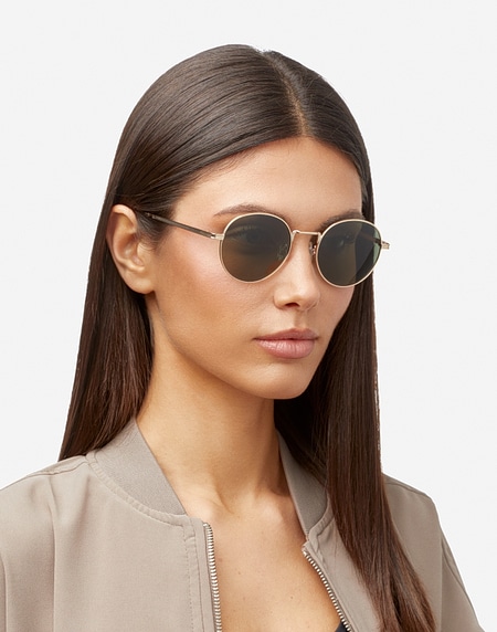 Gafas de sol Hawkers MOMA - POLARIZED GOLD GREEN
