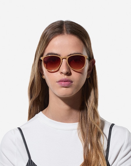 Gafas de sol Hawkers OLLIE XS - LIGHT CAMEL TERRACOTA