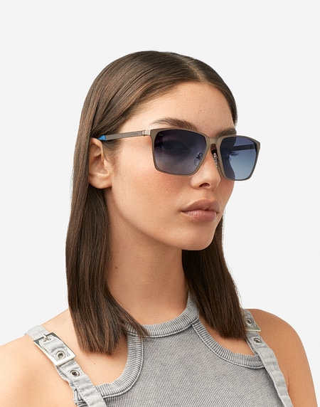 Gafas de sol Hawkers TRACK FLEX - GUN METAL BLUE DENIM