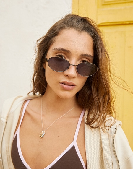 Gafas de sol HAWKERS ELECTRA - GUN METAL BLUE DENIM