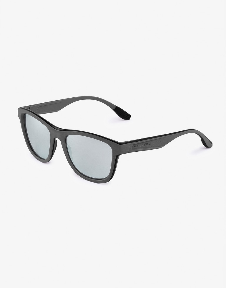 Gafas de sol Hawkers GREY BLACK RUBBER - BLUE CHROME ONE S