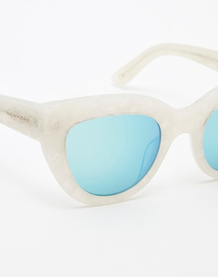 Gafas de sol Hawkers WHITE PEARL - CLEAR BLUE HYDE X