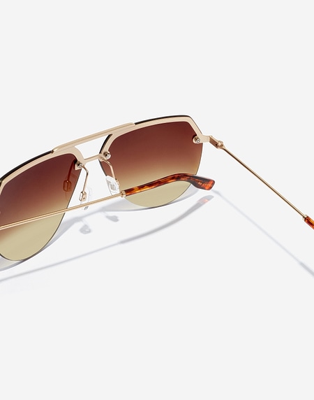 Gafas de sol Hawkers COOPER - GOLD SMOKY BROWN