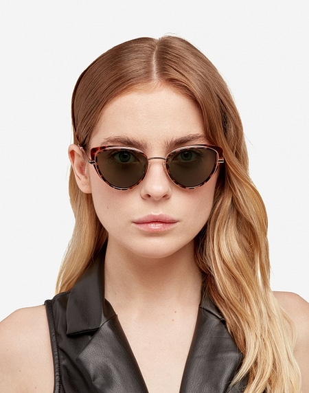 Gafas de sol Hawkers CAREY GREEN BOTTLE FELINE