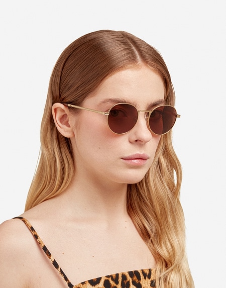 Gafas de sol Hawkers MOMA - POLARIZED GOLD HAVANA