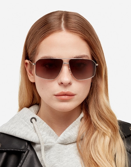 Gafas de sol Hawkers POKER - POLARIZED SILVER BROWN